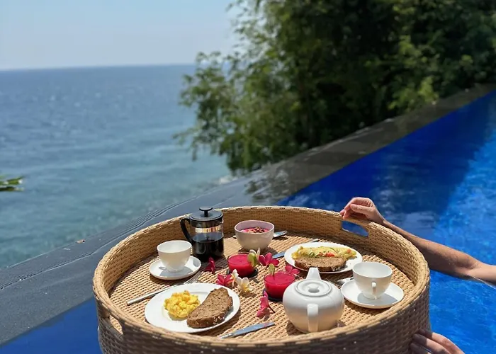 Private Luxury Celagi - With Large Infinity Pool And Ocean View アメッド